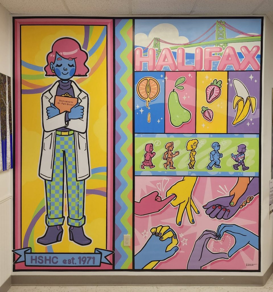 Mural “connection” By Shannon Long Halifax Sexual Health Centre 